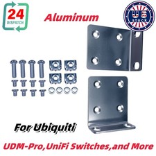 Rack Ears Mounting Kit Replacement For Ubiquiti/UDM-Pro UniFi Switche Left+Right picture