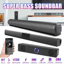 Wireless Surround Sound Bar System BT Subwoofer 4 Speaker TV Home Theater Remote picture