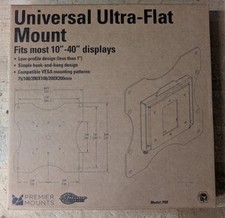 Premier Mounts Universal Ultra-Flat Mount For 10