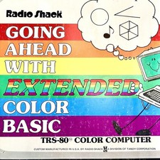 Going Ahead with Extended Color Basic TRS-80 Book Tandy Radio Shack Vintage 1981 picture