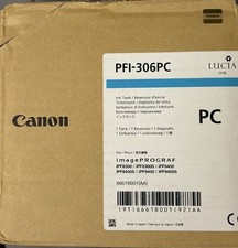 Canon PFI-306PC Photo Cyan Ink Tank EXPIRES 2016 New Sealed Box picture