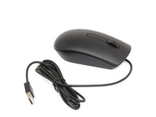 New Dell MS116 Optical Wired USB Mouse Black DMV3P PC Laptop Office Desktop picture