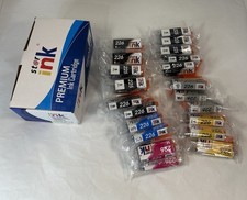 Star Ink Lot Of 21 Ink Cartridges 225 226 Black Yellow Cyan Magenta Assorted. picture