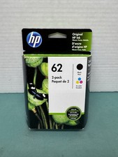 Genuine Factory Sealed HP 62 Black & 62 Tri-Color Ink Cartridges exp Aug 2021 picture