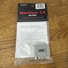 Vintage Sony MacView LX Cable Adapter Universal Macintosh to VGA picture