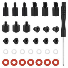 30Pcs M.2 SSD Screws Nvme Standoff Kit for Asus MSI Gigabyte,Black picture