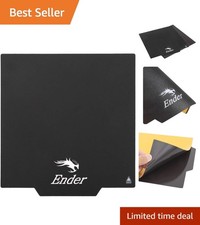 High-Quality Black Magnetic 3D Printer Build Surface - 9.25