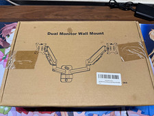 Dual Monitor Wall Mount, Tilt & Rotate Articulating Arm, Black, Universal MU2004 picture