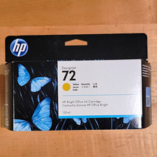 HP 72 Genuine/Original Yellow Inkjet Ink Cartridge 130ml for DesignJet 72 picture