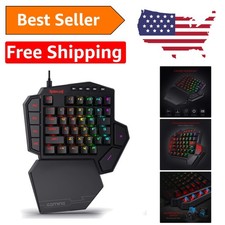 High-Performance K585 RGB One-Handed Gaming Keypad with Multi-Color Effects picture
