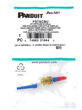 Panduit FSTSCBU Opticam ST Simplex OS1/OS2 Singlemode Fiber Connector ~STSI picture