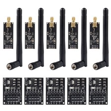 UMLIFE 5pcs NRF24L01+PA+LNA RF Transceiver Module with SMA Antenna 2.4 GHz... picture