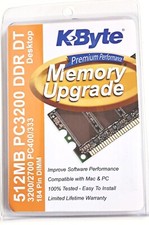 NEW KByte Computer Memory Upgrade 512MB DDR PC3200/2700 PC400/333 184 Pin DIMM  picture