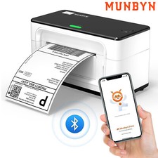 MUNBYN 941B Bluetooth Thermal Label Printer 4x6 Shipping Label Printer for USPS picture