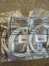 CAT5e Ethernet Cable 3x Monoprice 3ft White picture