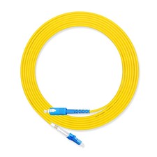 [2pcs] LC UPC to SC UPC Simplex OS2 9/125 Patch Cord LSZH FTTH Fiber Cable picture