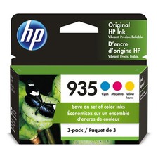 New Genuine HP 935 Tri-Color Ink Cartridges Cyan Magena Yellow EXP 11/2022 picture