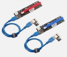 Ubit 12 Pack Latest PCI-E Riser Adapter Card + 60cm USB 3.0 Cable - 12 Pack picture