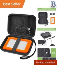 Sleek Black Case for LaCie Rugged Mini - Shockproof & Stylish Protection picture