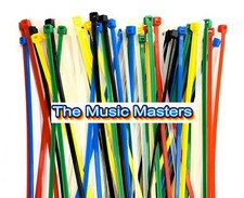 200 Pack Assorted Colors 8 inch Wire Cable Ties Nylon Zip Tie Down Wraps Straps picture