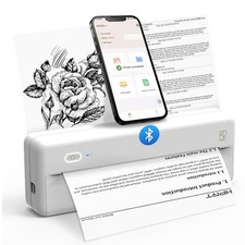 HPRT Bluetooth Thermal Printer A4 Portable Printers Wireless for Travel Inkless picture