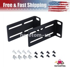 2PCS Rack Mount Kit Universal Adjustable 19 Inch Rack Ears for HP/ProCurve/Aruba picture
