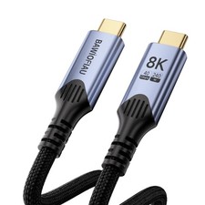 BAWIOFIAU USB C Data Cable 40Gbps, Short c to c Braided,USB 1FT  picture