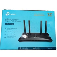 WiFi router TP-link AX3000 4-stream Gigabit WiFi 6 router max coverage internet picture