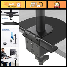Heavy-Duty Black Steel Reinforcement Bracket Mount Plate for TV/Monitor Stand picture