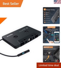 Cassette Bluetooth 5.0 Receiver - Perfect for Music Lovers and Vintage Cars picture