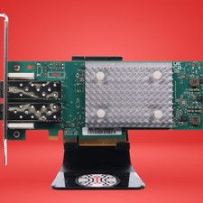 YCVFG Dell Qlogic QLE2692 2-Ports 16Gbps FC SFP Host Bus Adapter w/SFP Module picture