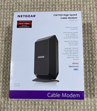 NETGEAR CM700 DOCSIS 3.0 Cable Modem 32x8 1.4Gbps XFINITY CM700-100NAS-New picture