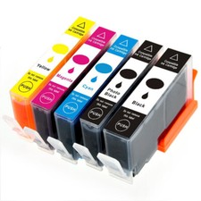 5PK Replacement Ink +chip for HP 564XL Photosmart C6388 D5468 7520 7525 D5460 picture