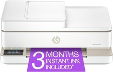 HP Envy 6555e Wireless All-in-One Color Inkjet Printer, Portobello, Print, scan picture