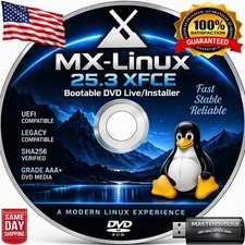 MX-Linux 25.3 XFCE Bootable DVD Live/Installer | 64-Bit | UEFI/Legacy | SHA256 picture