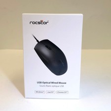 Rocstor - Premium M10 USB Wired Optical Mouse - 1200 dpi - Full-size Mouse - picture