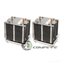 2x Processor Coolers Heatsinks for Dell Precision 490 T5400 Computer w/ Screws picture