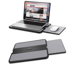 AboveTEK Portable Laptop Lap Desk w/ Retractable Left/Right Mouse Pad Tray, N... picture