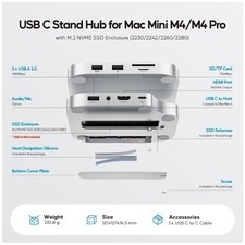 Mac Mini M4 Pro Hub with 4K@60Hz HDMI, 2024 Accessories/` picture
