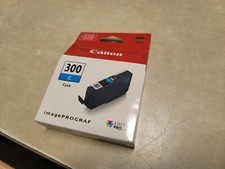 SEALED Canon LUCIA PRO PFI-300 Original Ink Cartridge -- Cyan (4194c002) picture
