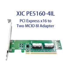 PCIe x16 to Two MCIO 8i Adapter XIC PE5160-4IL shinreal picture