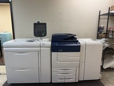 Xerox Color C60 Digital Production Printer w/ Fiery, Finisher, Stapler & Punch picture