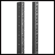 Heavy-Duty 8U Rack Mount Rails - 2 PCS with Screws for Secure Equipment Setup picture