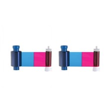 Bodno 2 x Magicard Pronto 100 Printer MD100YMCKO Color Ribbon - YMCKO picture
