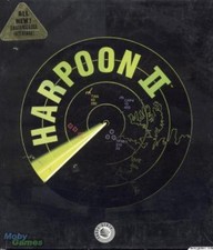 Harpoon II 2 PC CD command naval ships missiles combat subs axis allies war game picture