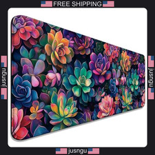 Large Gaming Mouse Pad Desk Mat 31.5x11.8in Anti-Slip Surface Office & Home picture