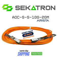 ♻️Genuine Arista AOC-S-S-10G-20M 10G SFP+ Optical Cable ⚡Fast Ship picture