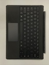 Microsoft Surface Pro Type Cover Keyboard 1725 Backlit Touchpad Tested picture