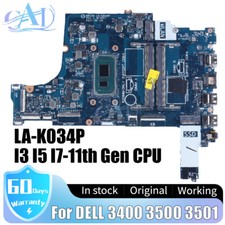 LA-K034P LA-K032P For DELL 3400 3501 3500 Laptop Motherboard i3 i5 i7 11TH CPU picture
