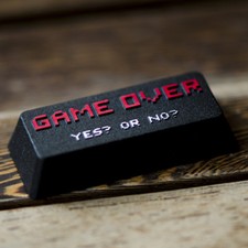 Aluminum Alloy 3D Carving Enter Keycap Game Over OEM Cap for Cherry MX Keyboard picture